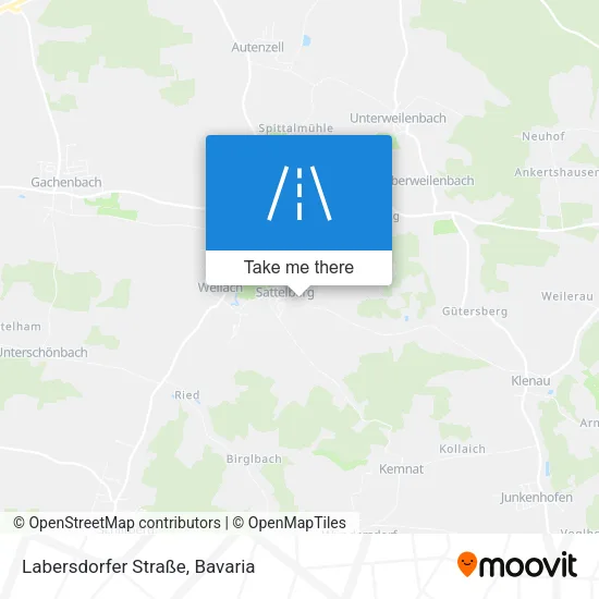 Labersdorfer Straße map