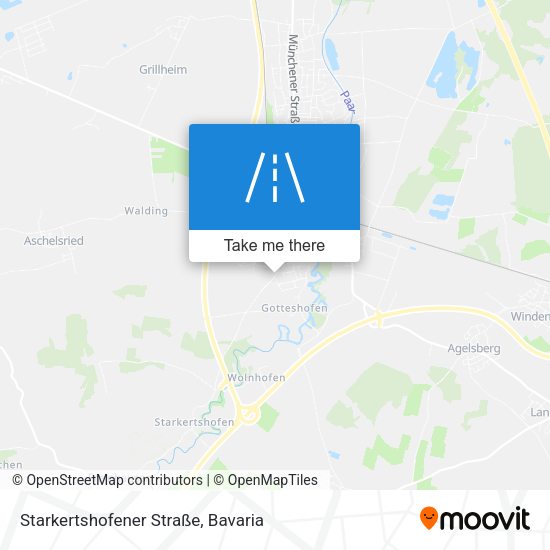 Starkertshofener Straße map