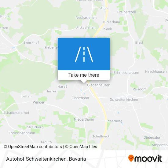 Карта Autohof Schweitenkirchen