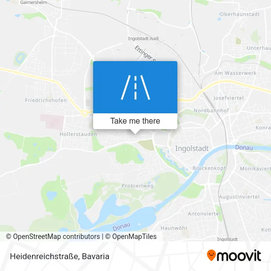 Карта Heidenreichstraße