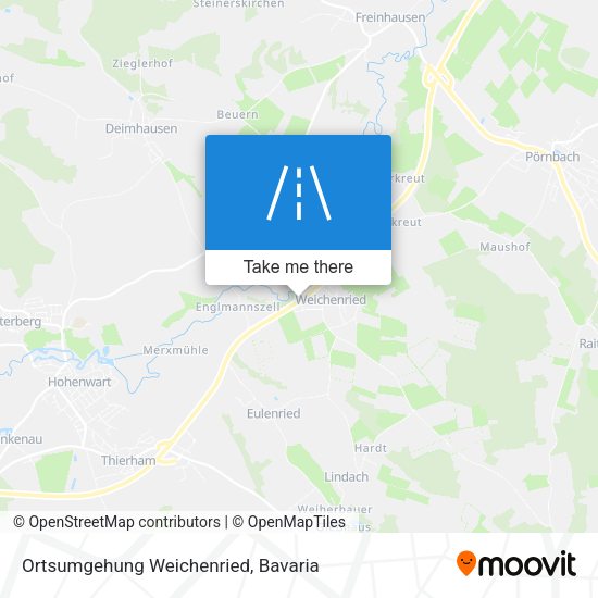 Ortsumgehung Weichenried map