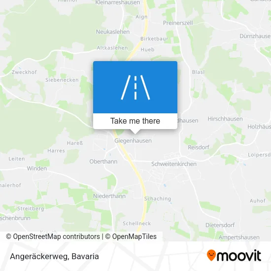 Карта Angeräckerweg