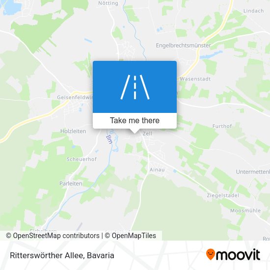 Ritterswörther Allee map