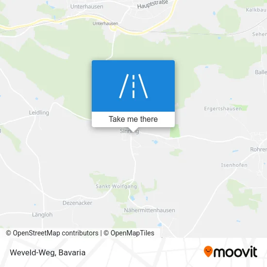 Карта Weveld-Weg