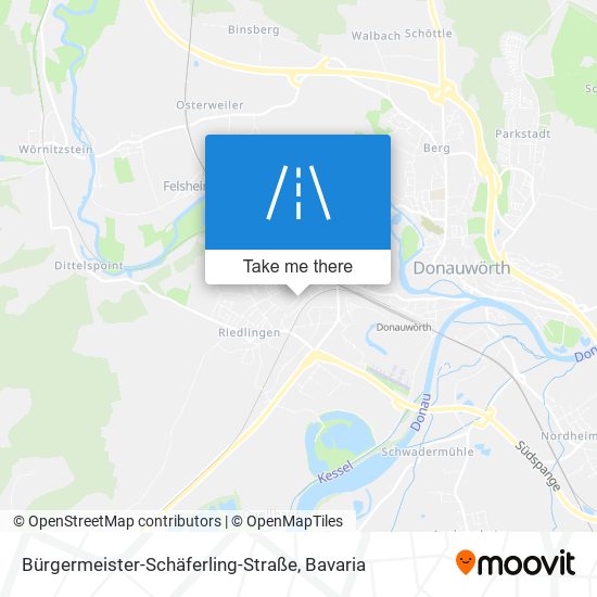 Карта Bürgermeister-Schäferling-Straße