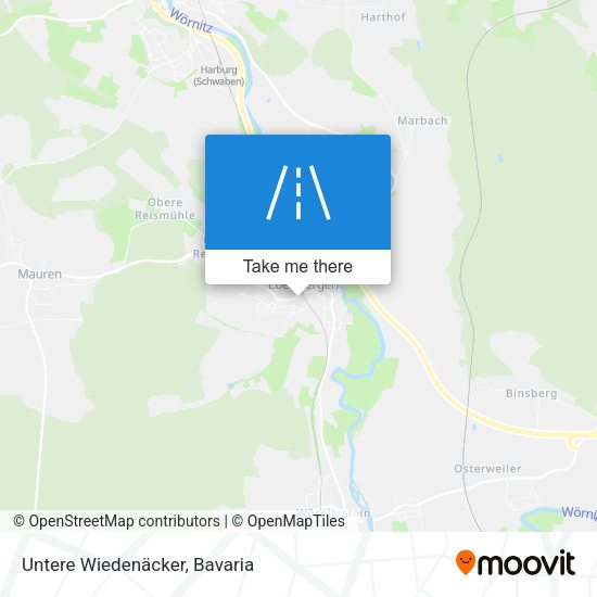 Untere Wiedenäcker map