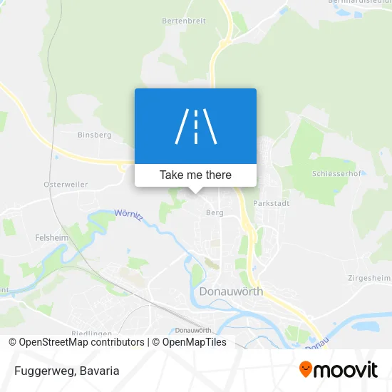 Карта Fuggerweg