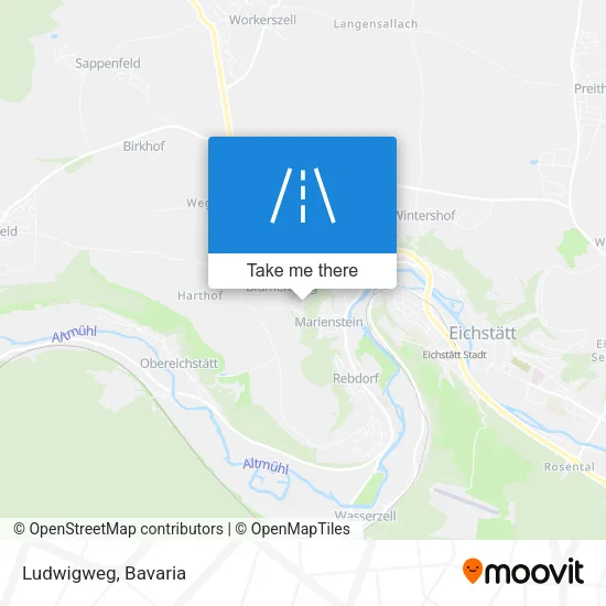 Карта Ludwigweg