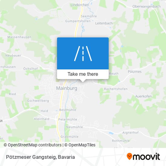 Pötzmeser Gangsteig map