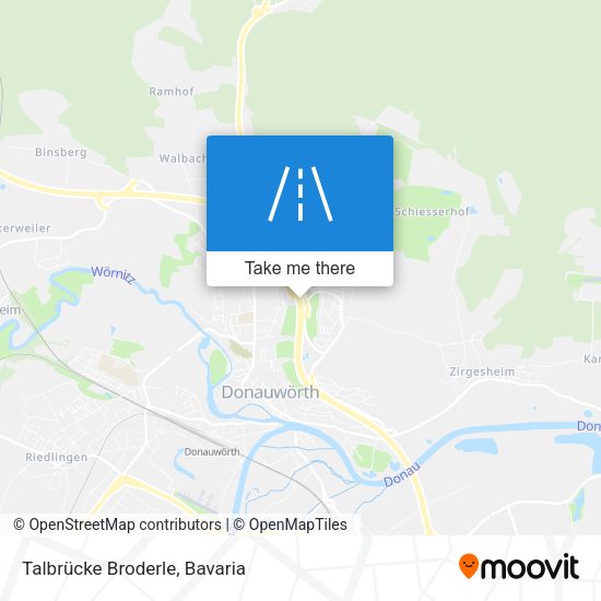 Talbrücke Broderle map