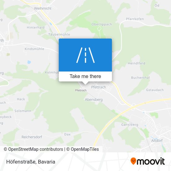 Höfenstraße map