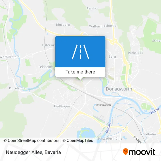 Карта Neudegger Allee
