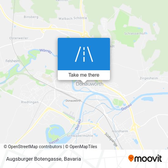 Augsburger Botengasse map
