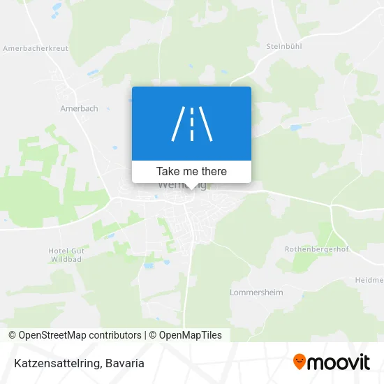 Карта Katzensattelring