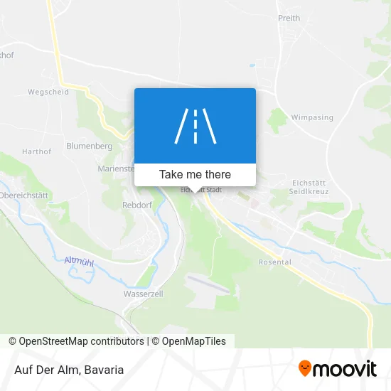 Карта Auf Der Alm