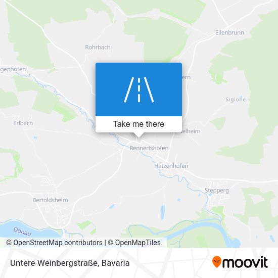 Untere Weinbergstraße map