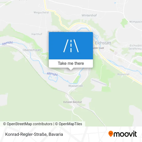 Карта Konrad-Regler-Straße