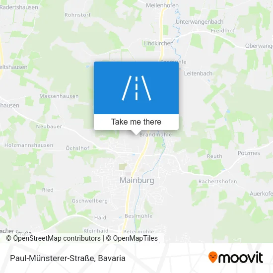 Карта Paul-Münsterer-Straße