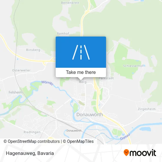 Карта Hagenauweg