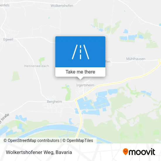 Карта Wolkertshofener Weg