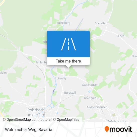Wolnzacher Weg map