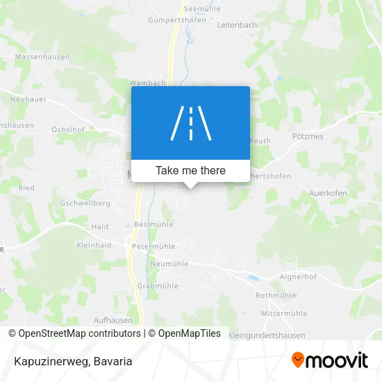 Карта Kapuzinerweg