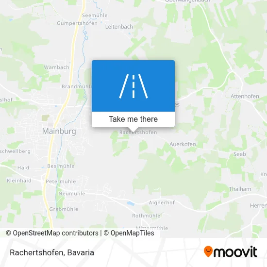 Rachertshofen map