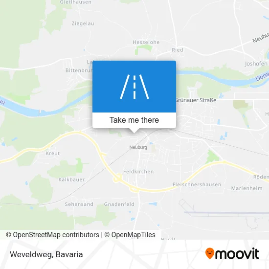 Карта Weveldweg