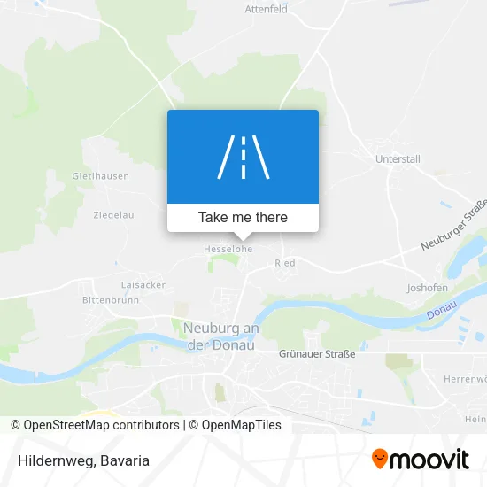 Hildernweg map
