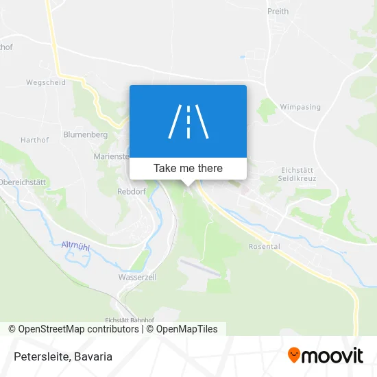 Petersleite map