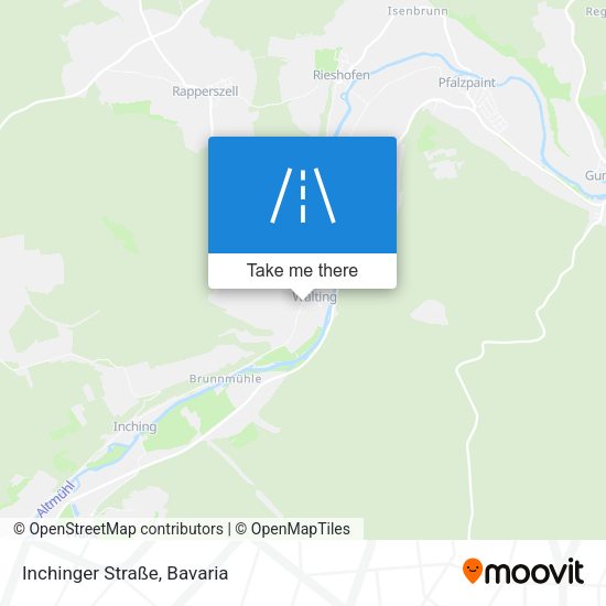 Inchinger Straße map