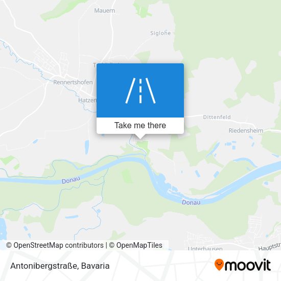 Antonibergstraße map