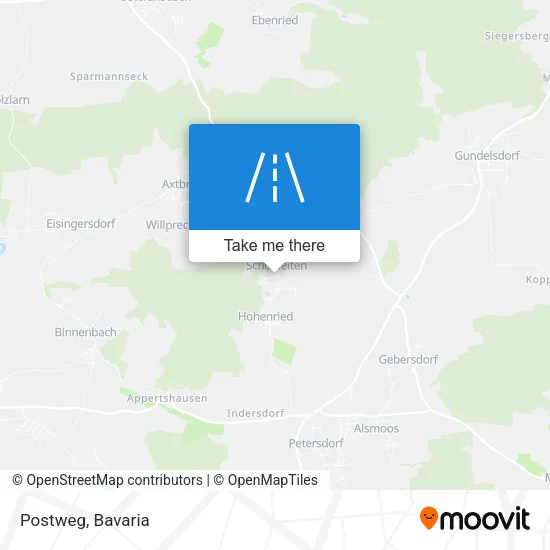 Карта Postweg