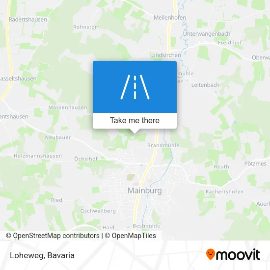Карта Loheweg