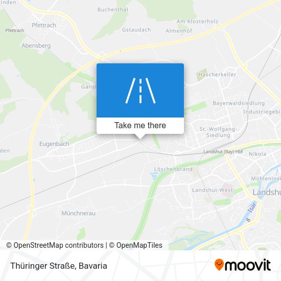 Thüringer Straße map