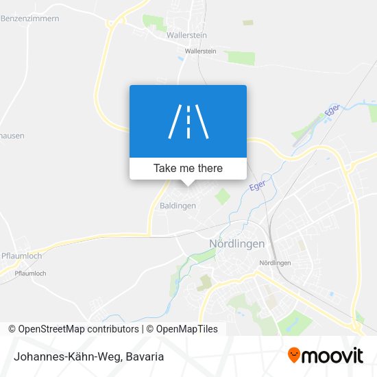Johannes-Kähn-Weg map