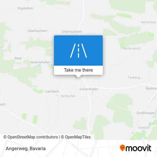 Angerweg map