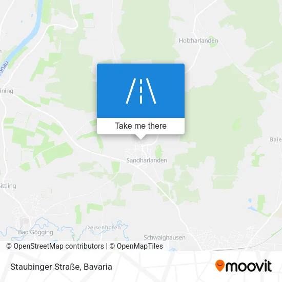 Карта Staubinger Straße