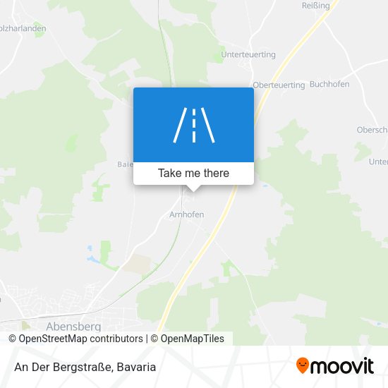 An Der Bergstraße map