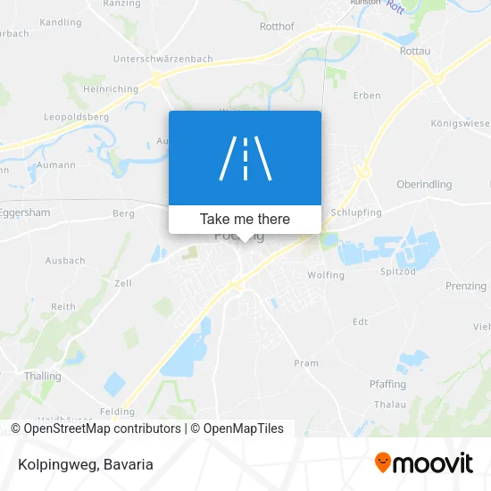 Карта Kolpingweg