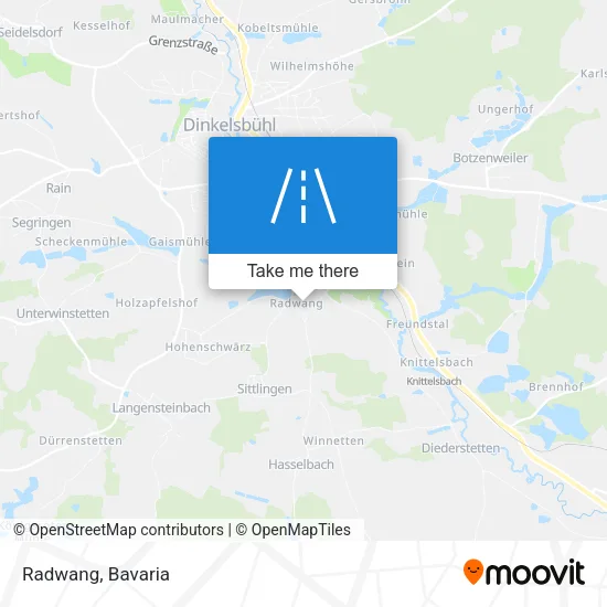 Карта Radwang