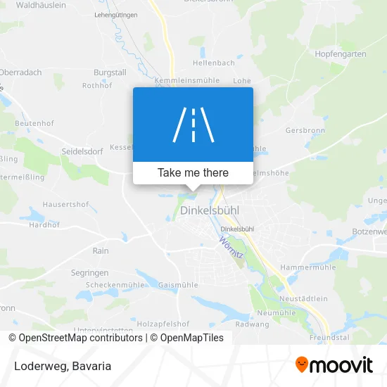 Карта Loderweg