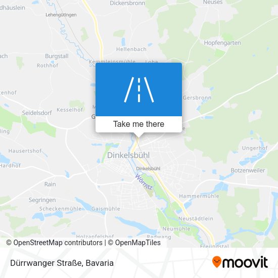 Dürrwanger Straße map