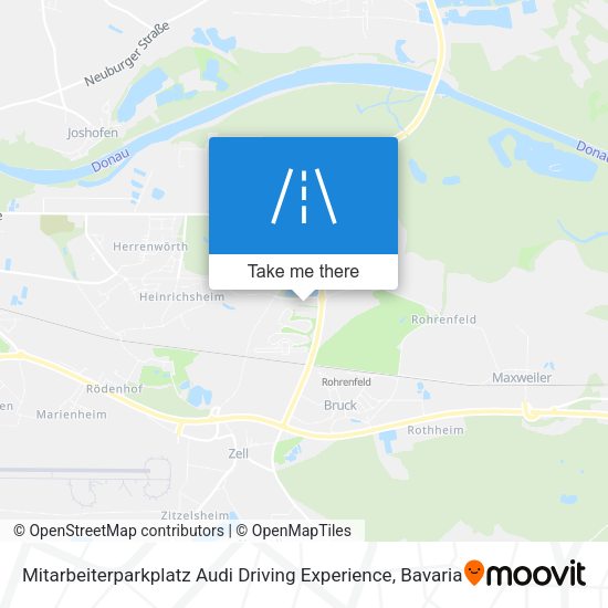 Mitarbeiterparkplatz Audi Driving Experience map
