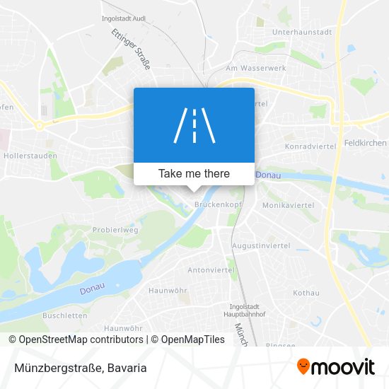 Münzbergstraße map