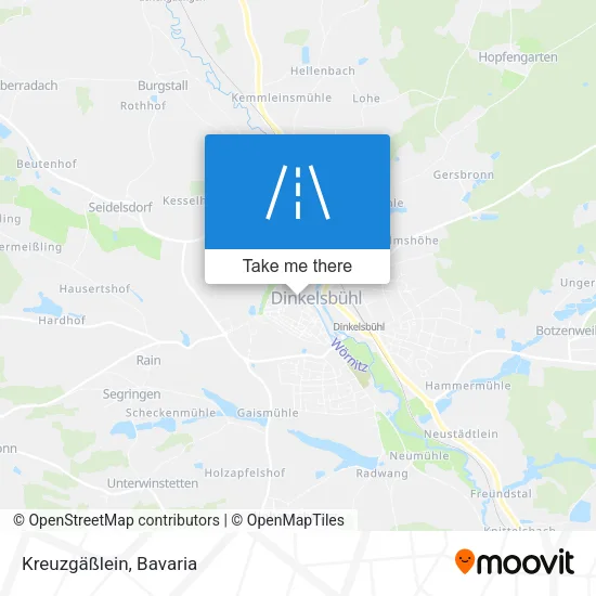 Карта Kreuzgäßlein