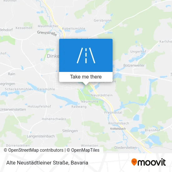 Карта Alte Neustädtleiner Straße