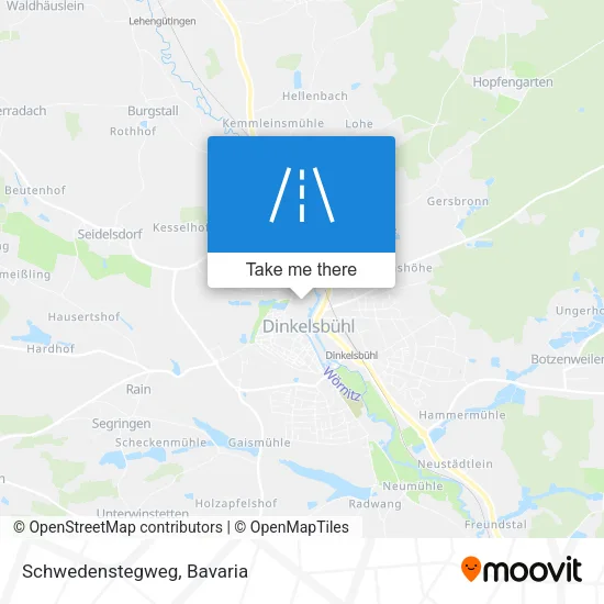 Карта Schwedenstegweg
