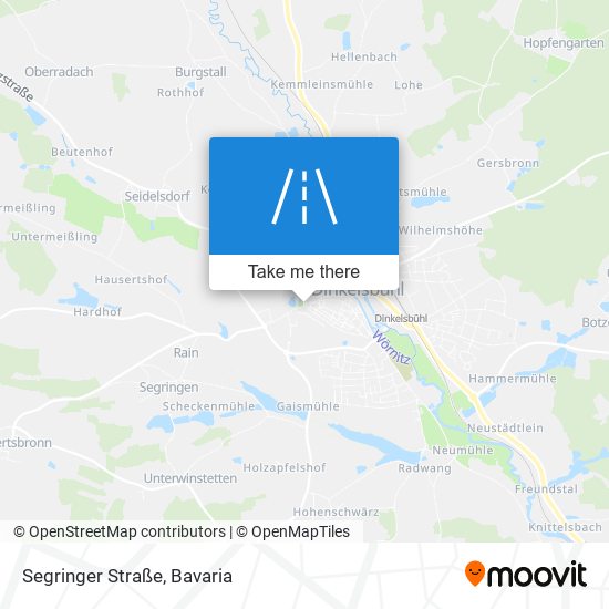 Segringer Straße map