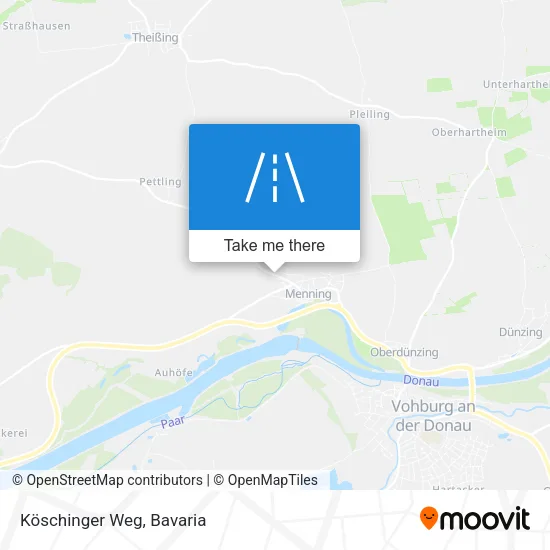 Карта Köschinger Weg